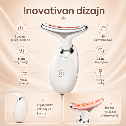 Elvora LED Masažer za Lice i Vrat