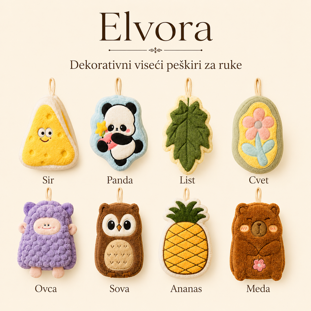 Elvora Dekorativni Peškir za Ruke